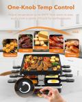 HBN Electric Raclette Grill and BBQ Table