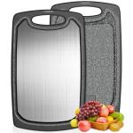 Stainless Steel Cutting Board with Juice Groove