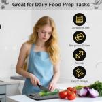 Stainless Steel Cutting Board with Juice Groove