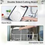 Stainless Steel Cutting Board with Juice Groove