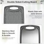Stainless Steel Cutting Board with Juice Groove