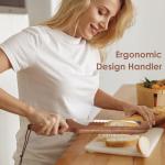 QikFas 15.7'' Serrated Sourdough Bread Knife