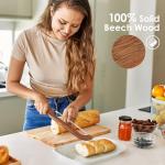 QikFas 15.7'' Serrated Sourdough Bread Knife