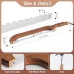 QikFas 15.7'' Serrated Sourdough Bread Knife