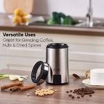 Electric Coffee and Spice Grinder with Safety Lock