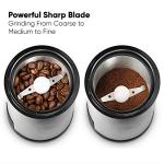 Electric Coffee and Spice Grinder with Safety Lock
