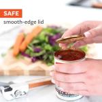 Smooth Edge Stainless Steel Can Opener with Bottle Opener