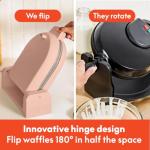 Bella Flip-n-Store Waffle Maker with Nonstick Coating