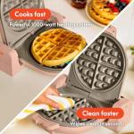 Bella Flip-n-Store Waffle Maker with Nonstick Coating