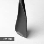 Durable Black Silicone Spatula Spoon Set