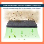 4 Pack Charcoal Air Filters for Trash Compactors