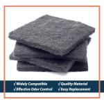 4 Pack Charcoal Air Filters for Trash Compactors