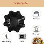 Non-Stick Tortilla Pan Set - 4 Pcs