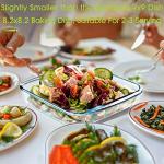 NutriUps 1.7QT Square Glass Baking Pan