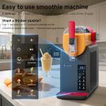 Home Slushie Maker with Cookbook and 6 Presets