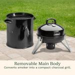Cuisinart 16” Vertical Charcoal Smoker with Thermometer