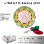 Ceramic Garlic Grater Set - 4 Handmade Plates