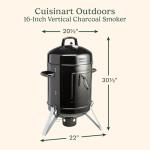 Cuisinart 16” Vertical Charcoal Smoker with Thermometer