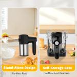Rechargeable Cordless Hand Mixer with Digital Display