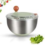 5 Qt Stainless Steel Salad Spinner with Strainer