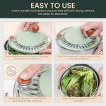 5 Qt Stainless Steel Salad Spinner with Strainer
