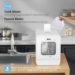 Portable Countertop Dishwasher with 9 Programs