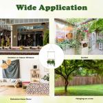 Two-Layer Macrame Herb Drying Rack with Hook