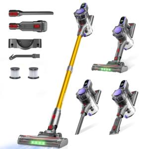 MONSGA Cordless Stick Vacuum Cleaner with Dock