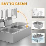 Dual Tank 20L Commercial Electric Deep Fryer