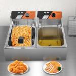 Dual Tank 20L Commercial Electric Deep Fryer
