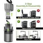 High Yield Cold Press Juicer with Wide Feed Chute