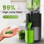 High Yield Cold Press Juicer with Wide Feed Chute