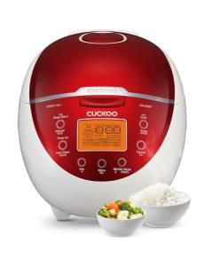 Cuckoo 6-Cup Rice Cooker with LCD Display