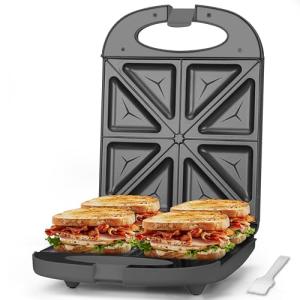 Breakfast Sandwich Maker and Panini Grill Press
