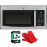 GE 1.6 Cu. Ft. Over-the-Range Microwave Oven Bundle