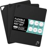 Flexible Plastic Cutting Board Set of 3
