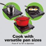 Hamilton Beach Portable Induction Cooktop Burner, 1800 Watts