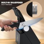 Imarku 14-Piece Stainless Steel Knife Set