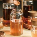 Glass Storage Canister with Airtight Wooden Lid