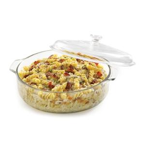 Libbey 3 Qt Stackable Glass Casserole Dish