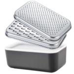 Stainless Steel Cheese Grater with Container