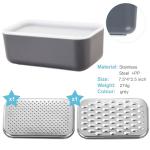 Stainless Steel Cheese Grater with Container