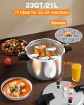 Wantjoin 23Qt Aluminum Pressure Cooker and Canner