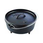 Lodge 4-Quart Cast Iron Camp Dutch Oven