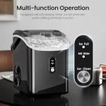 AGLUCKY Portable Nugget Ice Maker for Home