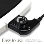 Cook With Color Nonstick Electric Griddle, 1200W