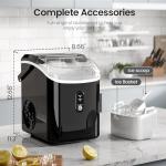 AGLUCKY Portable Nugget Ice Maker for Home
