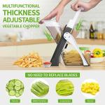 QieCai Safe Mandoline Vegetable Chopper with Container
