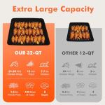 32QT Extra Large Air Fryer Toaster Oven Combo