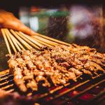 100 Bamboo Skewers, 8-Inch for BBQ & Snacks